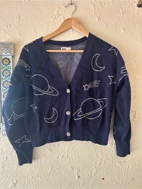 SO Juniors Planets Cardigan 🪐 size Medium